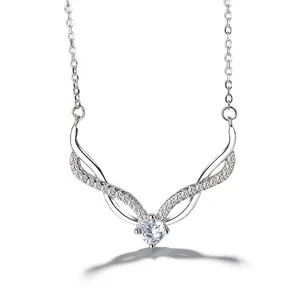 Colliers de princesse en argent Sterling 925 pour femmes, bijoux en Zircon, intéressant