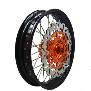 Juego de Ruedas Supermoto de Aleación de Aluminio de 17 Pulgadas y 36 Orificios para <span class=keywords><strong>KTM</strong></span> <span class=keywords><strong>EXC</strong></span> SXF 125 250 300 350 <span class=keywords><strong>450</strong></span> - Product Image 3