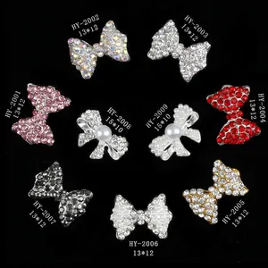 Free Shipping Premium Hot Sale Nail Supplies Glitter Glass Crystal Decorative 3d Rhinestone Nail Art