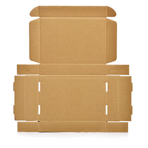 Gấp Carton Với Tuck Trong Flap Brown Tông Gửi Thư Hộp Bưu Điện Lớn Đôi Tường - Product Image 2