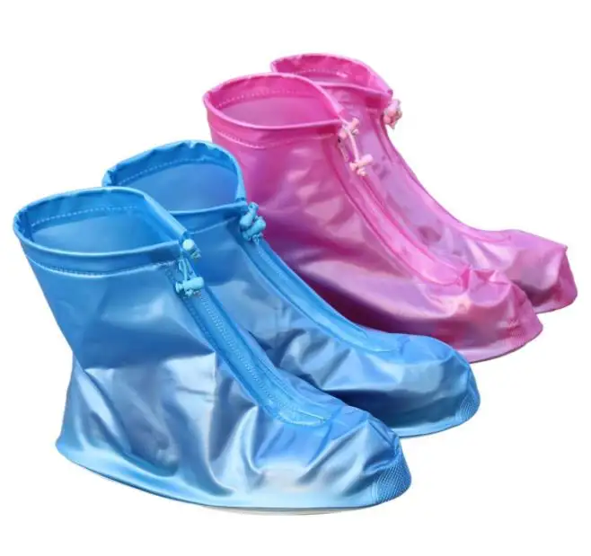 Capas de chuva de plástico para sapatos, capas à prova d'água