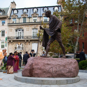 Moderno jardín de esculturas estatua arte del metal India bronce mahatma <span class=keywords><strong>gandhi</strong></span> - Product Image 3