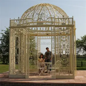 Gazebo in ferro economico da giardino all'aperto