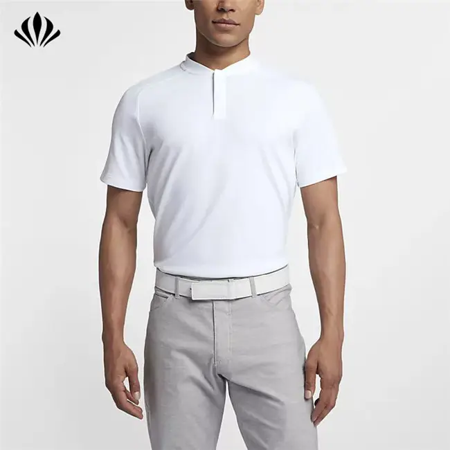 Thiết Kế Riêng Của Bạn Lưỡi Cổ Áo Golf Áo Nhanh Khô Đôi Mercerized Cotton Golf Áo Sơ Mi