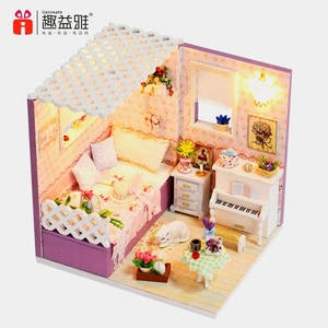 Hecho <span class=keywords><strong>a</strong></span> mano miniaturas <span class=keywords><strong>detalles</strong></span> para la casa de muñecas diy casas de muñecas - Product Image 2