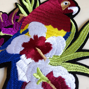 DIY birds Vẹt thiết kế thêu sắt trên patches phụ kiện may mặc nhãn - Product Image 3