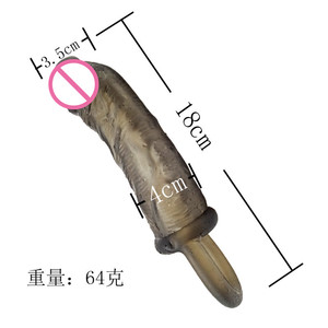 Daging Dapat Digunakan Kembali Kondom <span class=keywords><strong>Penis</strong></span> Lengan Extender Silikon <span class=keywords><strong>Penis</strong></span> Lengan Pembesaran Pria - Product Image 6