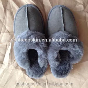 sheep skin home slipper lambs shoe home slipper shoe foot ladies slipper