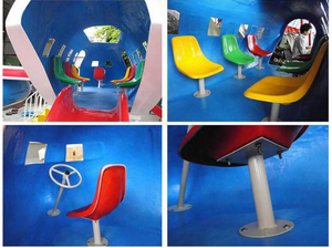 Factory Directly Supplier Popular Children Favorite Fiberglass Airplane Outdoor Playground