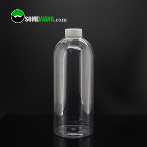 <span class=keywords><strong>1</strong></span> litro/1000ml Boston rotonda trasparente bottiglia in pet con tappo a vite - Product Image 3