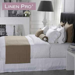 Royaume-uni reine hôtel lit feuilles ensemble 200 blanc roi polyester texturé, <span class=keywords><strong>polycoton</strong></span> roi deux feuilles plates pour hôtel lit - Product Image 1