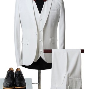<span class=keywords><strong>10</strong></span> цветов M-6XL Большие размеры Мужские костюмы в Корейском стиле, модная деловая Повседневная, комплект из 3 предметов, комплект одежды для свадьбы, костюмы для девочек, верхняя одежда для детей (пиджак, штаны и жилет) - Product Image 6