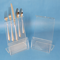 Support d'affichage pour couverts de cuisine en acrylique, support d'affichage pour cuillères de collection, support d'affichage pour couverts en plexiglas