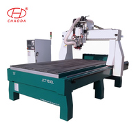 Duplicador de Tallado en Madera y Escáner 3D, Router CNC con Control NC Studio, Husillo Único de 9KW