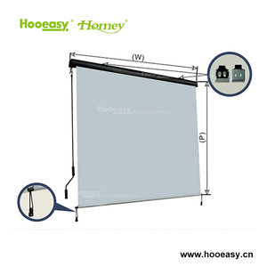 Homey excellente qualité rétractable commercial en plein air en aluminium soleil voile <span class=keywords><strong>d</strong></span>'ombrage auvent - Product Image 3