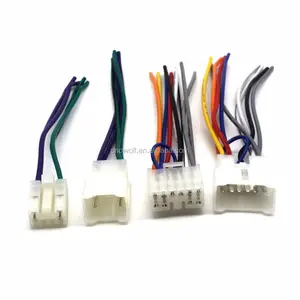 MOTONG Stereo Wire Harness for 1987-Up Toyota Power 4 Speaker Connector wiring harness assembly