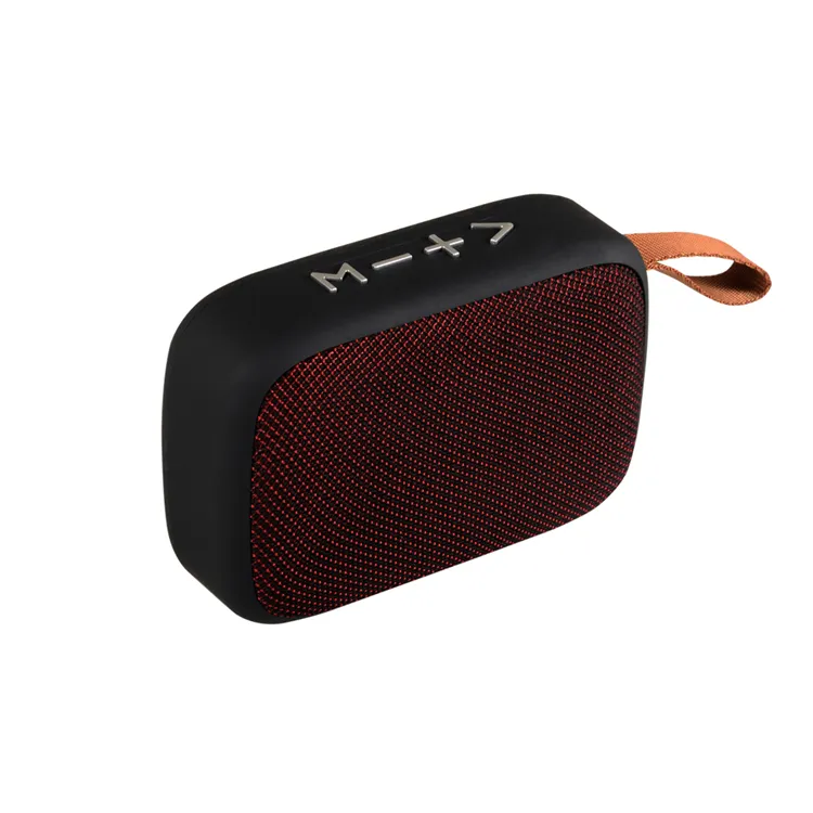 Lage Prijs Super Kwaliteit Usb Speaker Aux-In Vijf Kleuren Stof Mini Draagbare Speaker 3W 300Mah Oplaadbare Batterij