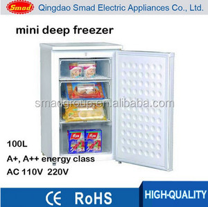 Venta al por mayor electrodomésticos mini puerta sólida puerta congelador vertical pequeño congelador vertical , - Product Image 2