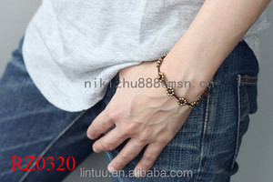 Llegan nuevos regalo <span class=keywords><strong>de</strong></span> <span class=keywords><strong>la</strong></span> joyeria para chica moda hecho a mano Pulsera chapado en <span class=keywords><strong>oro</strong></span> <span class=keywords><strong>de</strong></span> <span class=keywords><strong>la</strong></span> semilla <span class=keywords><strong>de</strong></span> flor para aniversario - Product Image 2
