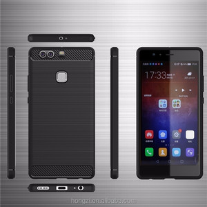 Antiurto Caso In Fibra di Carbonio Per Il Caso di <span class=keywords><strong>Huawei</strong></span> Ascend P9 P <span class=keywords><strong>9</strong></span> In Gomma Cassa Del Telefono Per <span class=keywords><strong>Huawei</strong></span> P9 Lite 2016 Posteriore copertura p9 più il sacchetto - Product Image 4