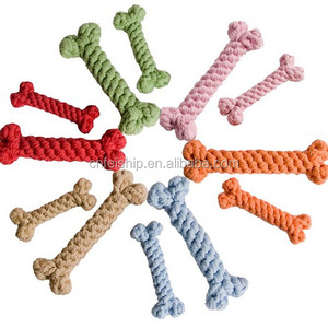 Toptan kemik şekli halat köpek oyuncak - Product Image 1
