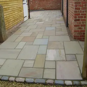 Bán Buôn Ngoài Trời Tự Nhiên Cobble Đá Walkway Pavers Lát Đá