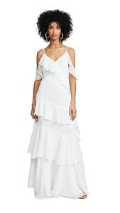 KY Ruffle Trim Draped Flutter Sleeves Polka <strong>Dot</strong> Print <strong>Maxi</strong> V Neck Adjustable <strong>Dress</strong> Summer <strong>Dresses</strong> Women Elegant <strong>Dresses</strong> - Product Image 3