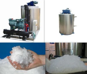 máquina de hielo en escamas de Conservación de frescos y enfriamiento de concreto - Product Image 1