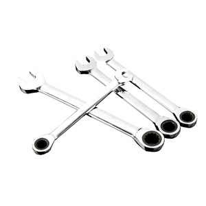 6-36mm Chrome Vanadium Steel Metric or British Unit 72 Gears Combination Wrench Spanner Double Offset Ratchet Ring Wrench