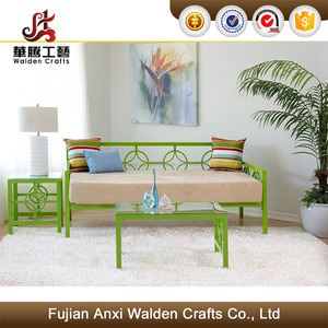 Juegos de mesa de dibujo de Metal muebles de la sala fija decoración ideas con sofá sofá cama y mesa - Product Image 1