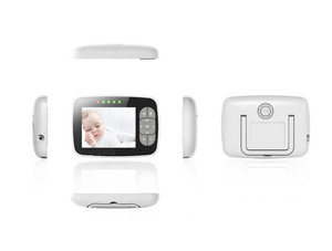 Caméra vidéo intelligente Kingfit Babyphone sans fil Vision nocturne infrarouge Détecteur de température SM35 Babyphone avec des fonctionnalités de haute technologie - Product Image 5