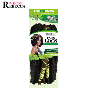 Becca — lot de Faux Dreadlocks au Crochet 12/20 pouces, bijoux pour Extensions, cheveux synthétiques - Product Image 6