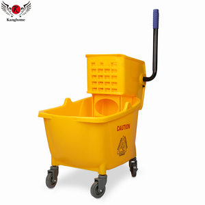 Fábrica confiable 32L solo cubo de plástico Durable Lado de prensa de acero RP <span class=keywords><strong>Winger</strong></span> cubo toalla <span class=keywords><strong>Winger</strong></span> con ruedas para Hotel - Product Image 3