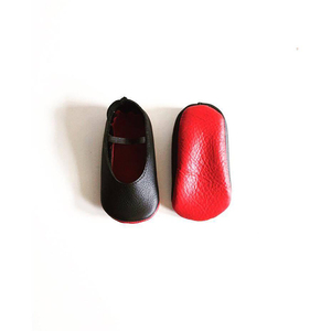 Nero Ballerine Inferiori di Colore Rosso <span class=keywords><strong>Scarpe</strong></span> di Bambino di Cuoio Morbido di Modo Della Ragazza - Product Image 1