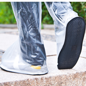 Cubrezapatos <span class=keywords><strong>de</strong></span> <span class=keywords><strong>Lluvia</strong></span> <span class=keywords><strong>de</strong></span> Plástico Duraderos y Antideslizantes <span class=keywords><strong>para</strong></span> Motocicleta y Ciclismo con Cremallera - Product Image 3
