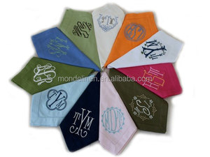 Servilleta <span class=keywords><strong>de</strong></span> Mesa 100% Lino con <span class=keywords><strong>Bordado</strong></span> <span class=keywords><strong>a</strong></span> <span class=keywords><strong>Mano</strong></span> - Product Image 5