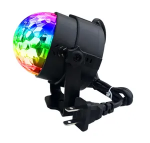 Mini RGB LED Pha Lê Ma Thuật Bóng Sân Khấu Dj Hiệu Ứng Ánh Sáng Xe Led Bóng Ma Thuật Cho Xe Disco Ball Show