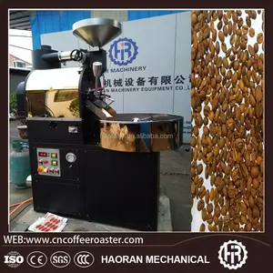 automatic coffee roaster machine with stainless steel cooling tray/PID control