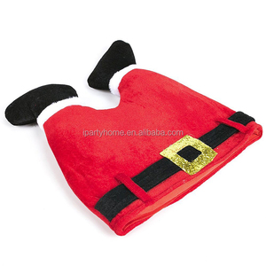 Père noël pieds coincés dans la cheminée nouveauté chapeau à l'envers - Product Image 3