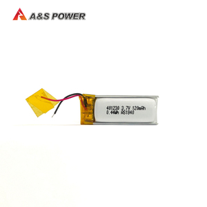 401230 rechargeable lipo battery 3,7 v 120 mah battery lithium ion Headphones for bluetooth - Product Image 1
