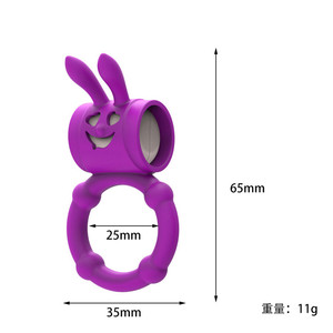 Giocattolo Sessuale per Uomini Anello Penieno in Silicone Anello Vibrante per Pene - Product Image 5