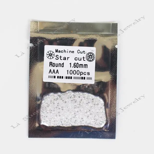 AAA/AAAAA GRADE star Cut CZ Stone 1.5mm-1.7mm loose gem