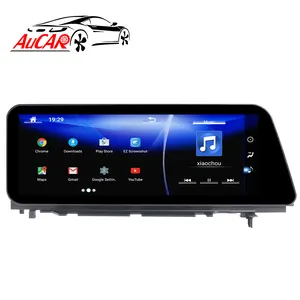 AuCAR 12.3 "Android 9 Car Đài Phát Thanh Video Multimedia Player Đơn Vị Đứng GPS Navigation Core 8 Cho Lexus RX 200 300 350 450 2015-2019