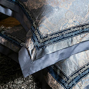 فندق قطن ساتان فاخر على الطراز الأوروبي ، مجموعة رائعة جميلة مخصصة ، طقم غطاء لحاف - Product Image 5