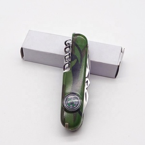 Camo-cuchillo de bolsillo de supervivencia, multifunción, con brújula, color - Product Image 3