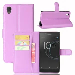 OEM di lusso Flip Case per Sony Xperia L1 L2 XZ2 XZ3 XZ4 portafoglio in pelle PU Cover per Sony XA3 XA1 Ultra XA2 più custodie magnetiche