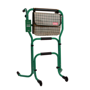 อลูมิเนียมล้อหน้ายืนเฟรมวอล์คเกอร์สำหรับการฟื้นฟูสมรรถภาพ - Product Image 1