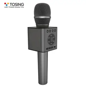 Tosing microfone karaoke portátil ktv, máquina de canto, sem fio