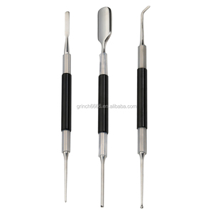 OEM Lot de 3 stylos de décoration professionnels en acier inoxydable brillant pour <span class=keywords><strong>café</strong></span> latte Art Outil de barista pour cappuccino latte expresso Décoration - Product Image 1