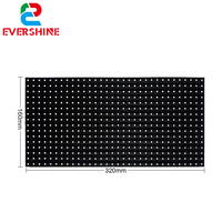 Thâm Quyến 10Mm Pixel Pitch LED Quảng Cáo Kỹ Thuật Số Bảng Hiển Thị 16X32 Dot Ma Trận P10 Đầy Đủ Màu Sắc SMD Ngoài Trời Dẫn Mô-đun